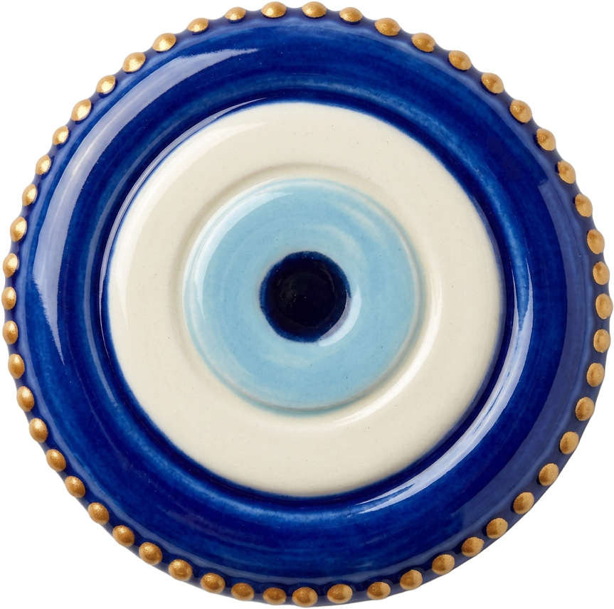 Blinking Blue Medallion charm from the Blinking Blue collection
