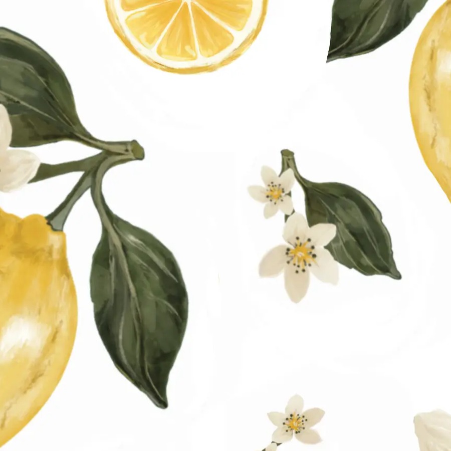 Tossed lemon repeat — detail